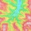 Aspang-Markt topographic map, elevation, terrain