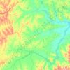 Catuçaba topographic map, elevation, terrain