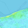 Knokke topographic map, elevation, terrain