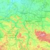 Leine topographic map, elevation, terrain