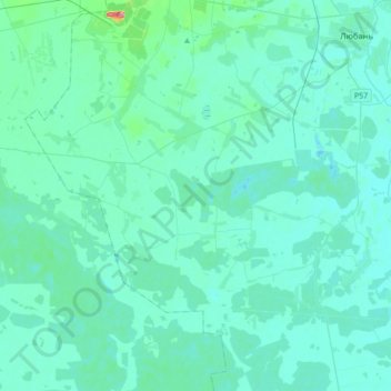 Реченский сельский Совет topographic map, elevation, terrain