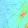 Pendang topographic map, elevation, terrain