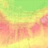 Lake County topographic map, elevation, terrain