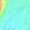 Muzaffargarh District topographic map, elevation, terrain