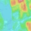 Racoon Lake topographic map, elevation, terrain