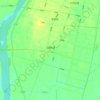 汉城街道 topographic map, elevation, terrain