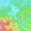 Șinca Nouă topographic map, elevation, terrain