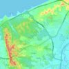 Mukim Gadong A topographic map, elevation, terrain
