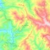 Dèsulu/Desulo topographic map, elevation, terrain
