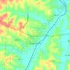 Sugarcreek topographic map, elevation, terrain