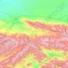 Gebiet Talas topographic map, elevation, terrain