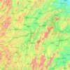 怀化市 topographic map, elevation, terrain
