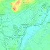 Spiere-Helkijn topographic map, elevation, terrain