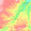 Governador Dix-Sept Rosado topographic map, elevation, terrain