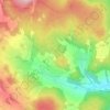 Probbach topographic map, elevation, terrain