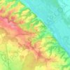 Ландшафтный заказник «Мозырские овраги» topographic map, elevation, terrain
