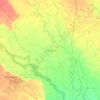 Jalalabad topographic map, elevation, terrain