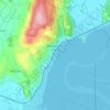 Grange-Over-Sands topographic map, elevation, terrain