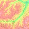 Epitaciolândia topographic map, elevation, terrain