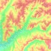 Нурлатский район topographic map, elevation, terrain
