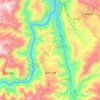 拖布卡镇 topographic map, elevation, terrain