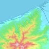 Sidi Abdelaziz topographic map, elevation, terrain