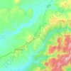 Villanueva del Arzobispo topographic map, elevation, terrain