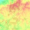 Haute-Kotto topographic map, elevation, terrain