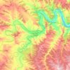 Nonaspe topographic map, elevation, terrain
