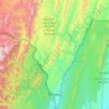 Provincia Arce topographic map, elevation, terrain