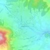 Arandjelovac topographic map, elevation, terrain