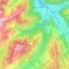 La Côte-d'Arbroz topographic map, elevation, terrain