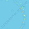 Caribbean Netherlands topographic map, elevation, terrain