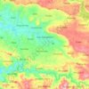 San Sebastián topographic map, elevation, terrain