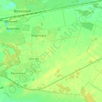 Морозовское сельское поселение topographic map, elevation, terrain