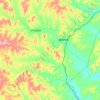 蘑菇气镇 topographic map, elevation, terrain