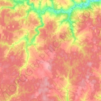 сельское поселение Деревня Аристово topographic map, elevation, terrain