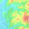 Eiras topographic map, elevation, terrain