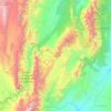 Guachipas topographic map, elevation, terrain