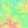 古障镇 topographic map, elevation, terrain