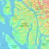 Princess Royal Island topographic map, elevation, terrain