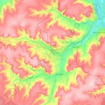 Ошторма topographic map, elevation, terrain