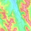 Lannecaube topographic map, elevation, terrain