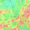 Chenzhou topographic map, elevation, terrain
