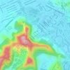 Paraíso topographic map, elevation, terrain