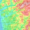 Braga topographic map, elevation, terrain