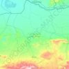 Jowzjan Province topographic map, elevation, terrain