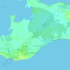 Bodden Town topographic map, elevation, terrain
