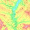 Town of Gilboa topographic map, elevation, terrain