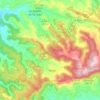 Senan topographic map, elevation, terrain
